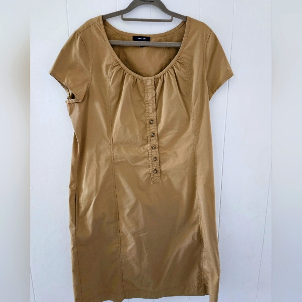 Lands End Cotton/linen Dress